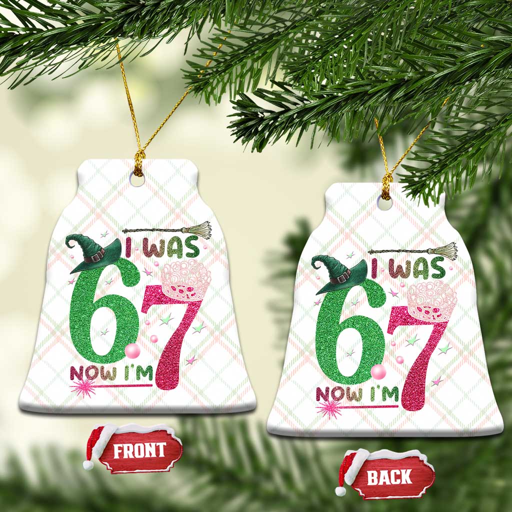 Birthday Girl I Was 6 Now I Am 7 Ceramic Ornament Gift For Alpha Kids TS12 Print Your Wear