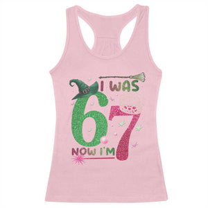 Birthday Girl I Was 6 Now I Am 7 Racerback Tank Top Gift For Alpha Kids TS12 Light Pink Print Your Wear