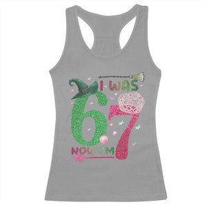 Birthday Girl I Was 6 Now I Am 7 Racerback Tank Top Gift For Alpha Kids TS12 Sport Gray Print Your Wear