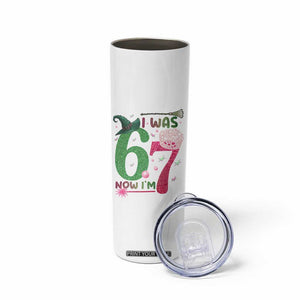 Birthday Girl I Was 6 Now I Am 7 Skinny Tumbler Gift For Alpha Kids TS12 Print Your Wear