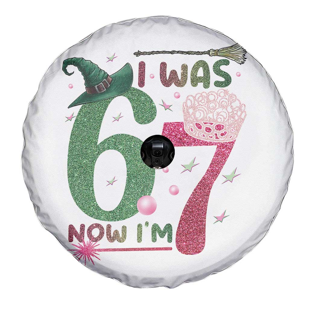 Birthday Girl I Was 6 Now I Am 7 Spare Tire Cover Gift For Alpha Kids TS12 Print Your Wear