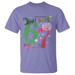 Birthday Girl I Was 6 Now I Am 7 T Shirt Gift For Alpha Kids TS12 Violet Print Your Wear