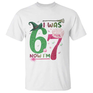 Birthday Girl I Was 6 Now I Am 7 T Shirt Gift For Alpha Kids TS12 White Print Your Wear