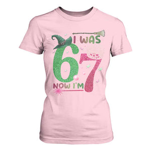 Birthday Girl I Was 6 Now I Am 7 T Shirt For Women Gift For Alpha Kids TS12 Light Pink Print Your Wear