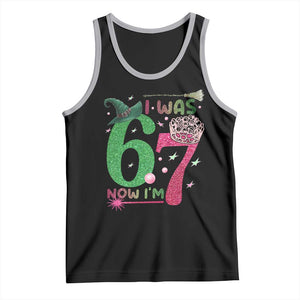 Birthday Girl I Was 6 Now I Am 7 Tank Top Gift For Alpha Kids TS12 Black Athletic Heather Print Your Wear
