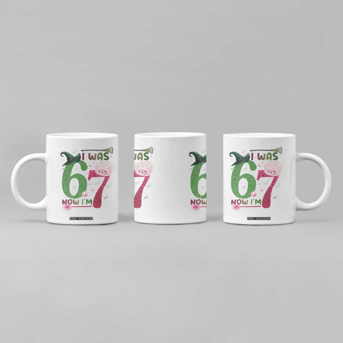 Birthday Girl I Was 6 Now I Am 7 Coffee Mug Gift For Alpha Kids TS12 Print Your Wear