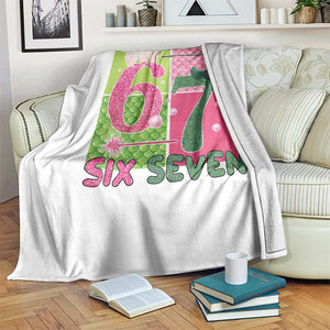 I Was Six Now I Am Seven Throw Blanket Fantasy Birthday Girl TS12 Print Your Wear