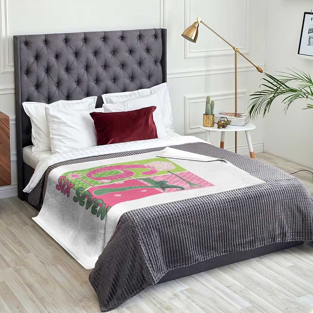 I Was Six Now I Am Seven Throw Blanket Fantasy Birthday Girl TS12 Print Your Wear