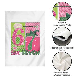 I Was Six Now I Am Seven Garden Flag Fantasy Birthday Girl TS12 Print Your Wear