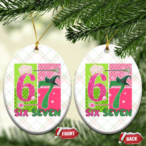 I Was Six Now I Am Seven Ceramic Ornament Fantasy Birthday Girl TS12 Print Your Wear