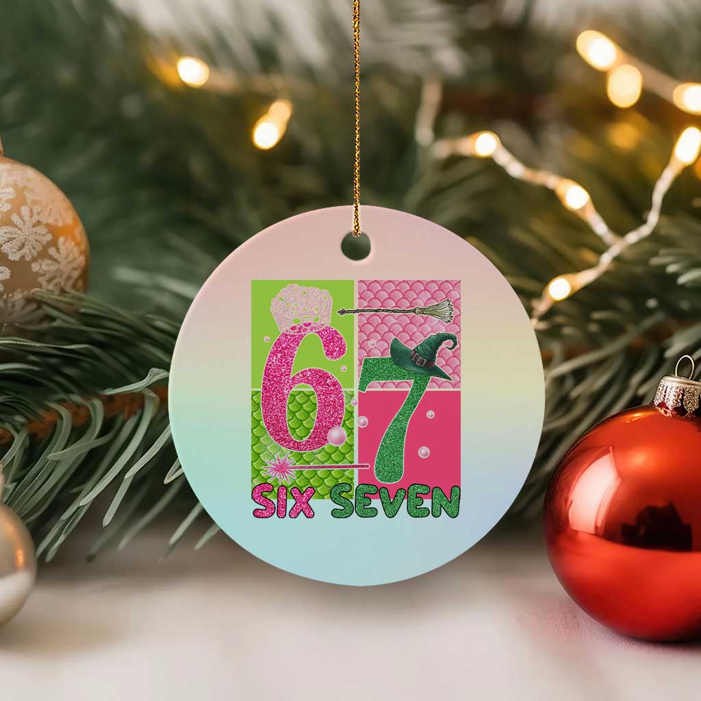 I Was Six Now I Am Seven Ceramic Ornament Fantasy Birthday Girl TS12 1pc Pastel Print Your Wear