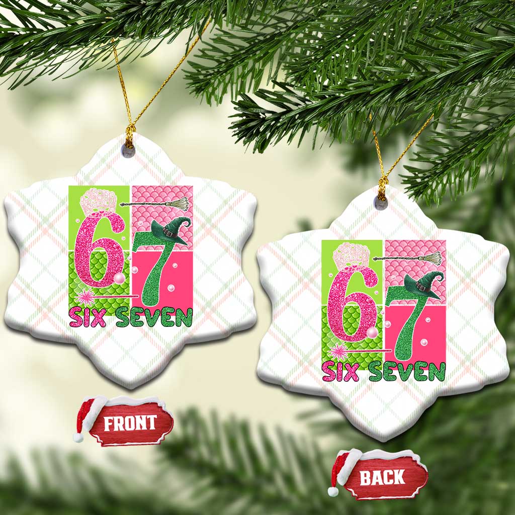I Was Six Now I Am Seven Ceramic Ornament Fantasy Birthday Girl TS12 Print Your Wear