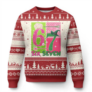 I Was Six Now I Am Seven Ugly Christmas Sweater Fantasy Birthday Girl TS12 Beige Red Print Your Wear