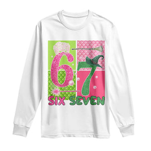 I Was Six Now I Am Seven Long Sleeve Shirt Fantasy Birthday Girl TS12 White Print Your Wear