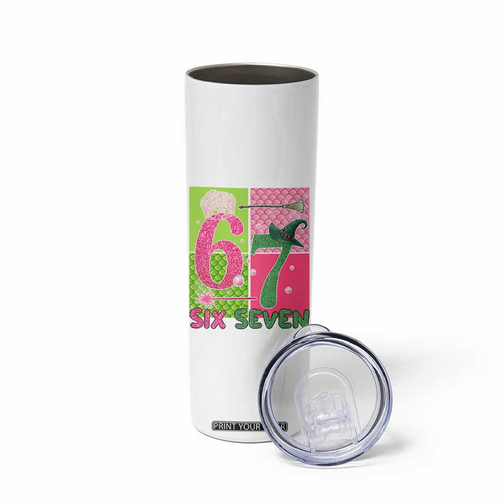 I Was Six Now I Am Seven Skinny Tumbler Fantasy Birthday Girl TS12 Print Your Wear