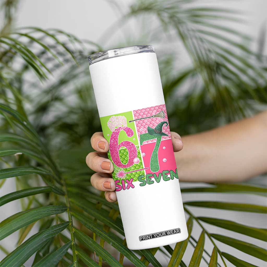 I Was Six Now I Am Seven Skinny Tumbler Fantasy Birthday Girl TS12 Print Your Wear