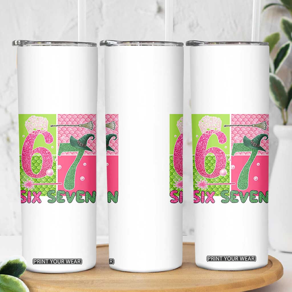 I Was Six Now I Am Seven Skinny Tumbler Fantasy Birthday Girl TS12 Print Your Wear