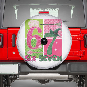 I Was Six Now I Am Seven Spare Tire Cover Fantasy Birthday Girl TS12 White Print Your Wear
