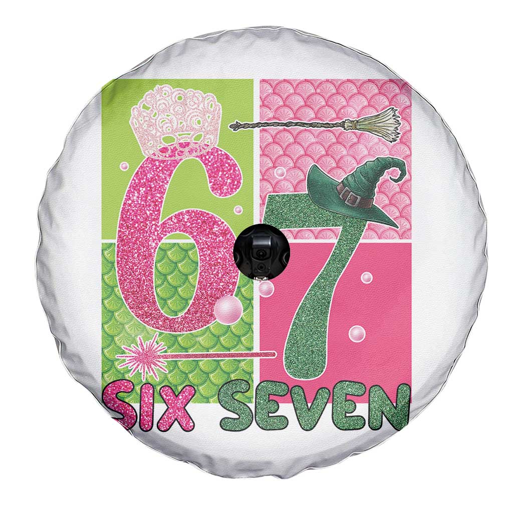 I Was Six Now I Am Seven Spare Tire Cover Fantasy Birthday Girl TS12 Print Your Wear