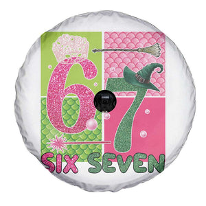 I Was Six Now I Am Seven Spare Tire Cover Fantasy Birthday Girl TS12 Print Your Wear