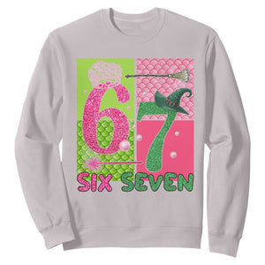 I Was Six Now I Am Seven Sweatshirt Fantasy Birthday Girl TS12 Ice Gray Print Your Wear