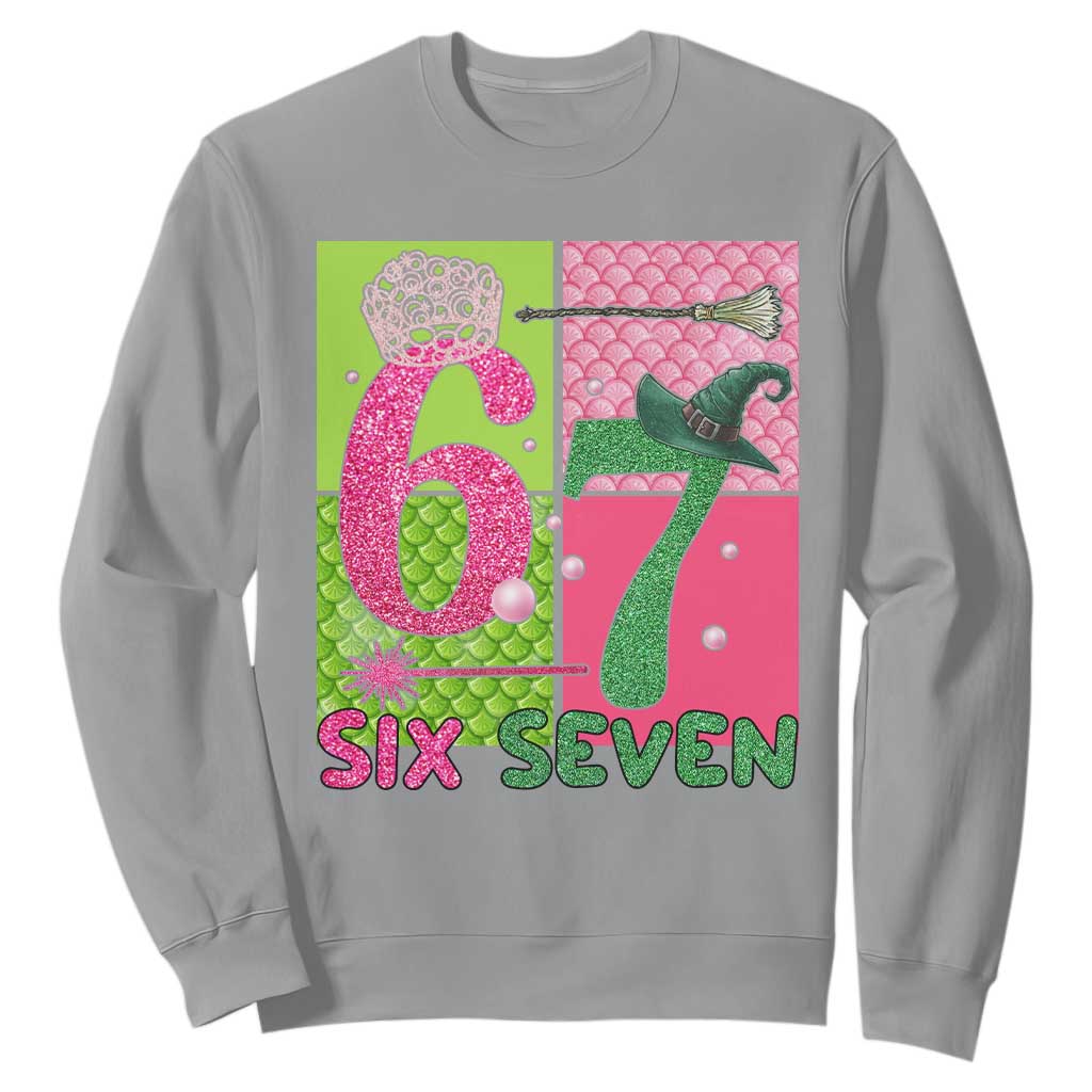 I Was Six Now I Am Seven Sweatshirt Fantasy Birthday Girl TS12 Sport Gray Print Your Wear
