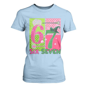 I Was Six Now I Am Seven T Shirt For Women Fantasy Birthday Girl TS12 Light Blue Print Your Wear