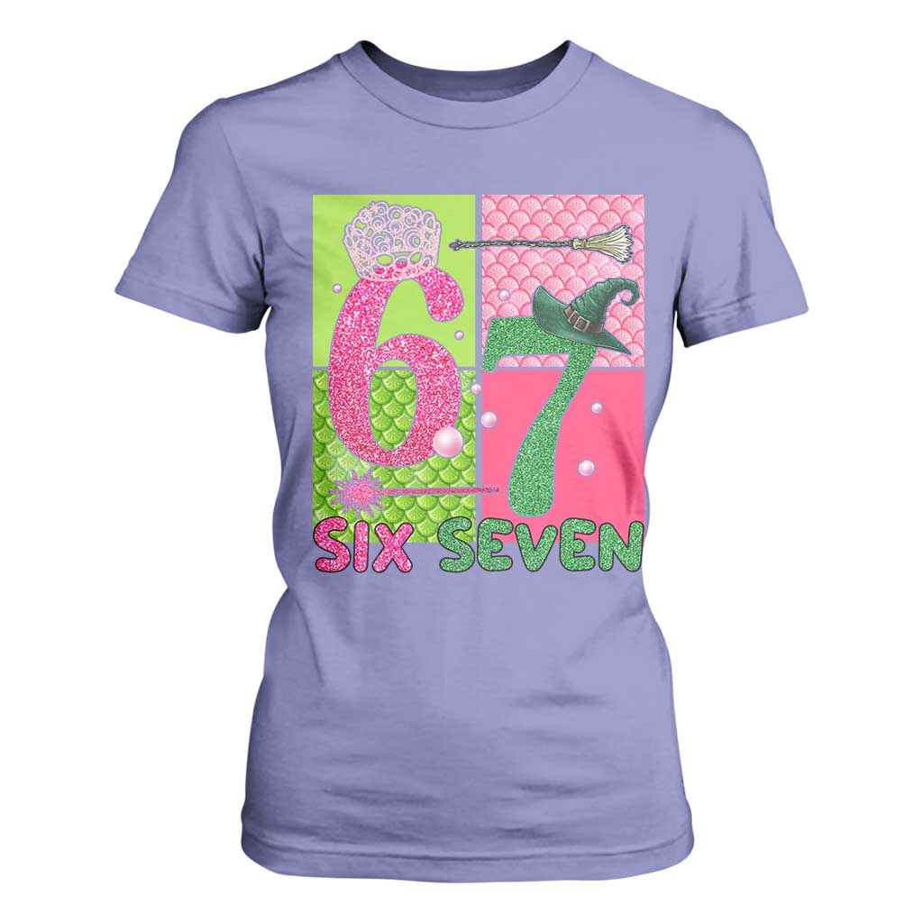 I Was Six Now I Am Seven T Shirt For Women Fantasy Birthday Girl TS12 Violet Print Your Wear