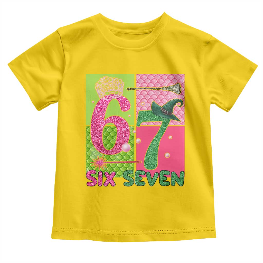 I Was Six Now I Am Seven Toddler T Shirt Fantasy Birthday Girl TS12 Daisy Print Your Wear