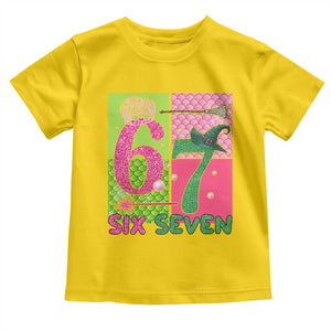 I Was Six Now I Am Seven Toddler T Shirt Fantasy Birthday Girl TS12 Daisy Print Your Wear