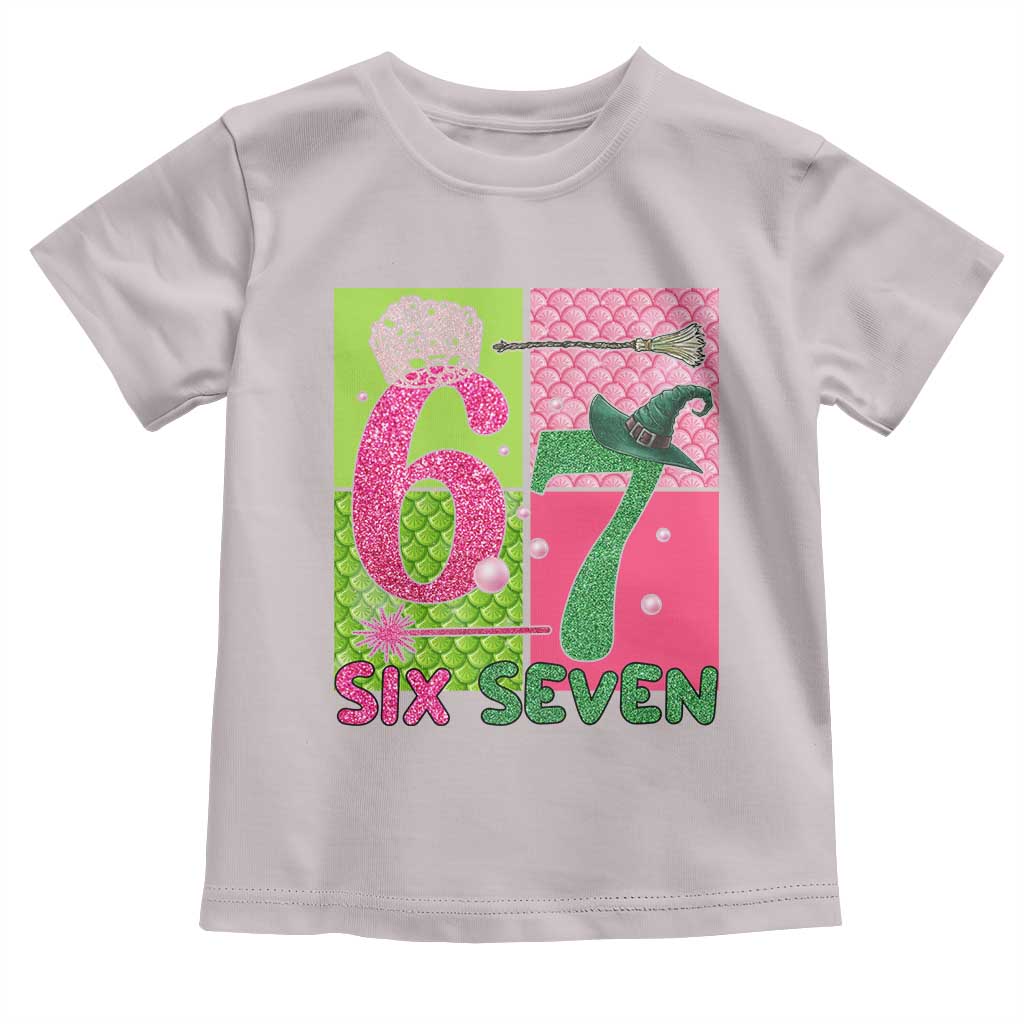 I Was Six Now I Am Seven Toddler T Shirt Fantasy Birthday Girl TS12 Ice Gray Print Your Wear