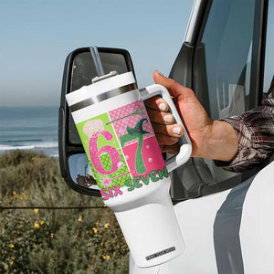 I Was Six Now I Am Seven Tumbler With Handle Fantasy Birthday Girl TS12 Print Your Wear