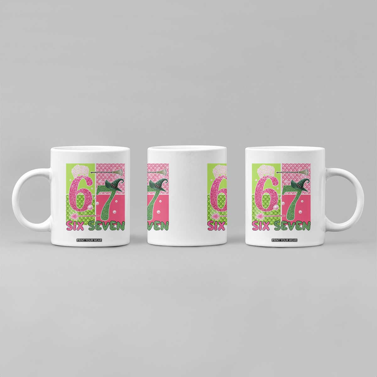 I Was Six Now I Am Seven Coffee Mug Fantasy Birthday Girl TS12 Print Your Wear