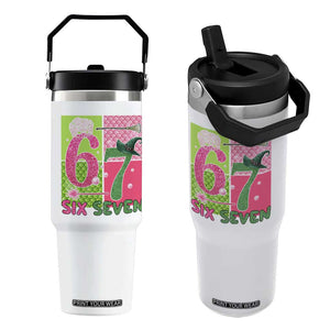 I Was Six Now I Am Seven Flip Straw Tumbler Fantasy Birthday Girl TS12 One Size: 30 oz White Print Your Wear