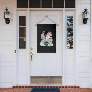 Funny Unicorn I Was 6 Now I Am 7 Garden Flag Girl Seventh Birthday Gift TS12 Print Your Wear