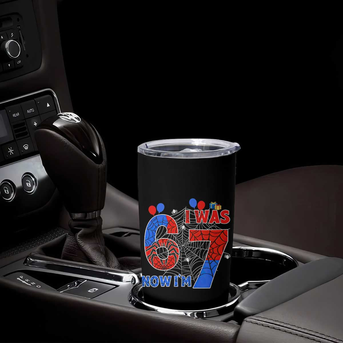 I Was 6 Now I Am 7 Tumbler Cup Funny Spider Birthday Boy TS12 Print Your Wear