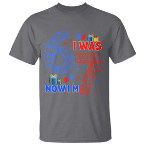 Spider Boy I Was 6 Now I Am 7 T Shirt Seventh Birthday Gift TS12 Charcoal Print Your Wear