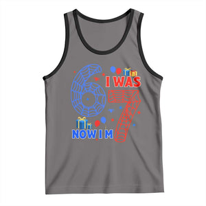 Spider Boy I Was 6 Now I Am 7 Tank Top Seventh Birthday Gift TS12 Deep Heather Black Print Your Wear
