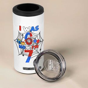 I Was 6 Now I Am 7 4 in 1 Can Cooler Tumbler Spider Themed Birthday Boy TS12 Print Your Wear