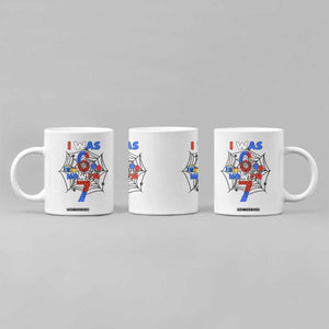 I Was 6 Now I Am 7 Coffee Mug Spider Themed Birthday Boy TS12 Print Your Wear