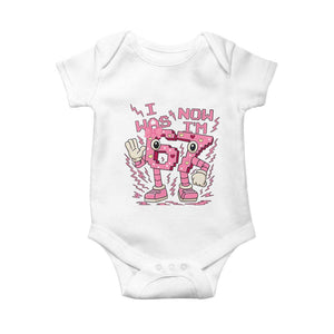 Seven Years Old Birthday Girl Baby Onesie I Was 6 Now I Am 7 TS12 White Print Your Wear