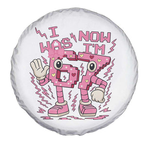 Seven Years Old Birthday Girl Spare Tire Cover I Was 6 Now I Am 7 TS12 Print Your Wear