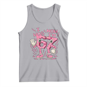 Seven Years Old Birthday Girl Tank Top I Was 6 Now I Am 7 TS12 Athletic Heather Print Your Wear
