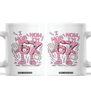 Seven Years Old Birthday Girl Coffee Mug I Was 6 Now I Am 7 TS12 White Print Your Wear