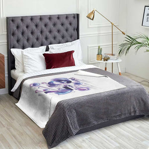 Funny Galaxy Space Birthday Throw Blanket I Was Six Now I Am Seven TS12 Print Your Wear