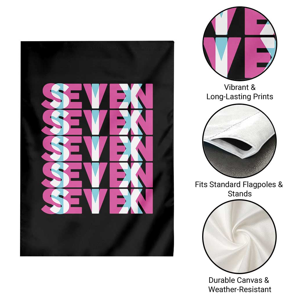 Six Seven Glitch Optical Illusion Meme Garden Flag Funny Gen Z Alpha Gift TS12 Print Your Wear