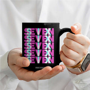 Six Seven Glitch Optical Illusion Meme Coffee Mug Funny Gen Z Alpha Gift TS12 Print Your Wear