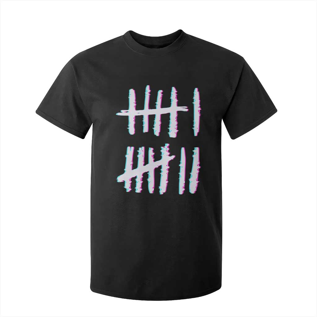 Tally Marks Six Seven Meme T Shirt For Kid Glitch Optical Illusion TS12 Black Print Your Wear