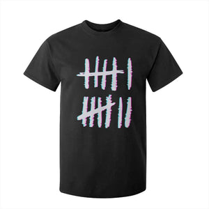 Tally Marks Six Seven Meme T Shirt For Kid Glitch Optical Illusion TS12 Black Print Your Wear