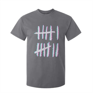 Tally Marks Six Seven Meme T Shirt For Kid Glitch Optical Illusion TS12 Charcoal Print Your Wear